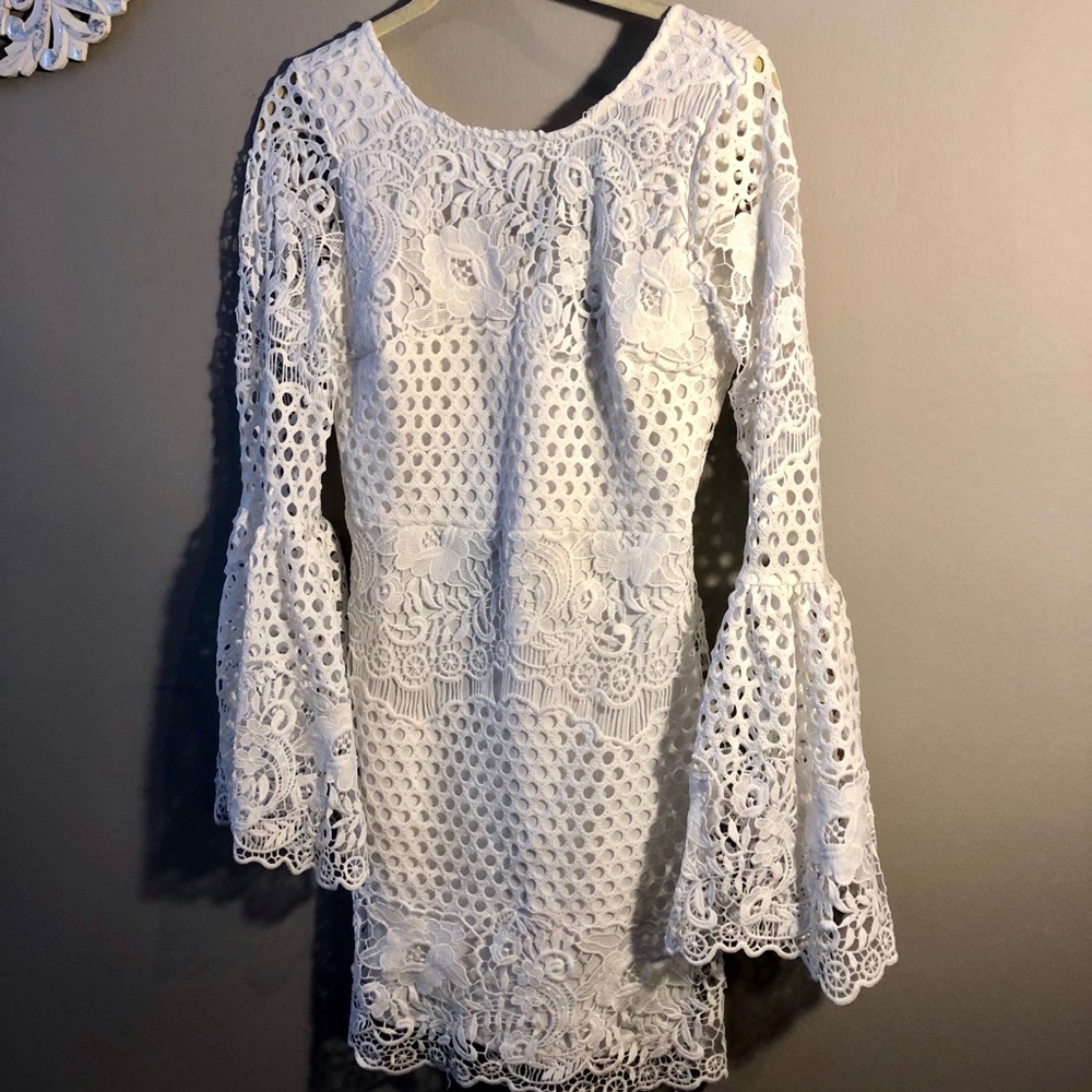 White lulus dress